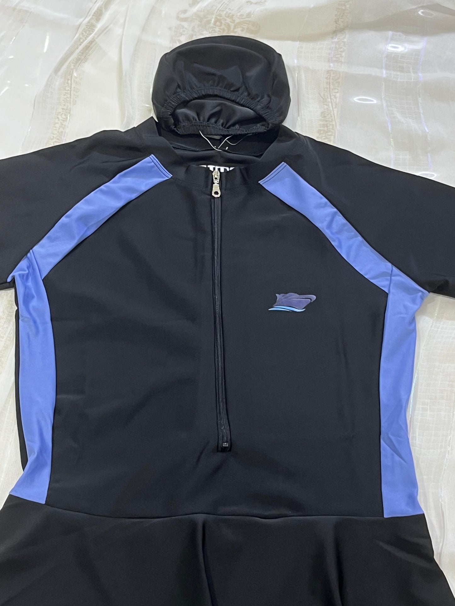 Modest Women's Swimsuit Set – Skirted Swim Top with Leggings & Swim Cap - House of Shreenaa