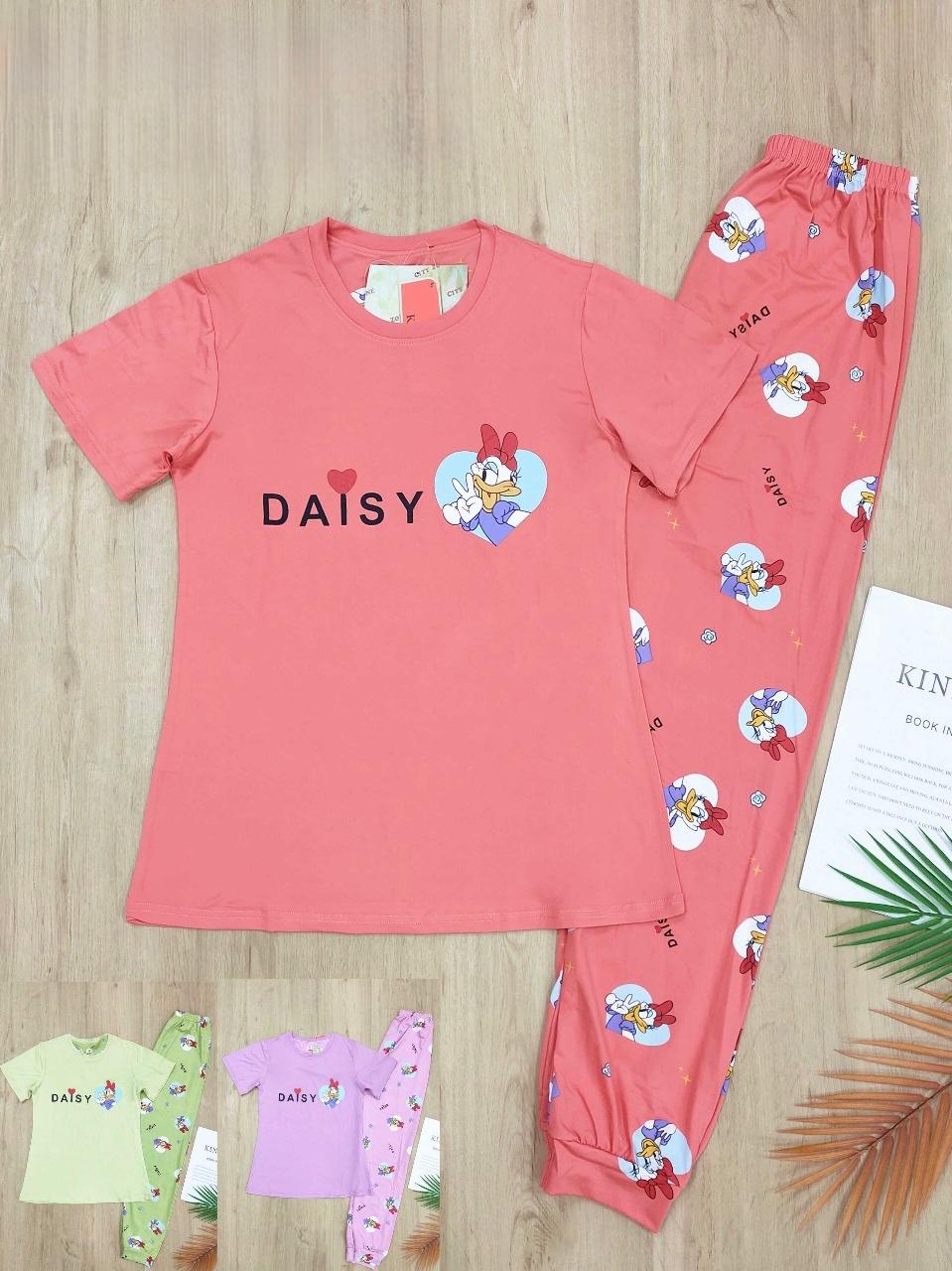 Daisy Printed Pyjama Set – Cute and Comfy