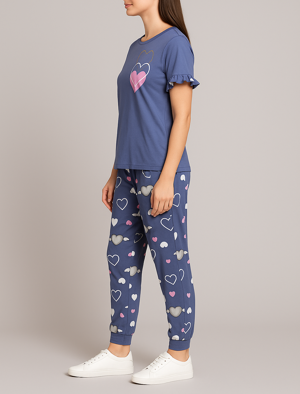 Sweetheart Dreams Pyjama Set – For Cozy Nights with Whimsical Charm