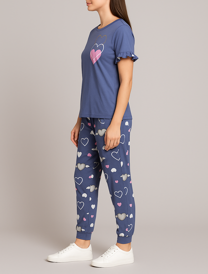 Sweetheart Dreams Pyjama Set – For Cozy Nights with Whimsical Charm