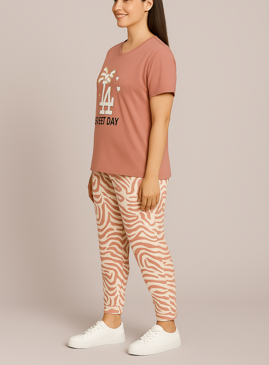 Sweet Day Printed Pyjama Set – Soft & Stylish Everyday Comfort for Girls