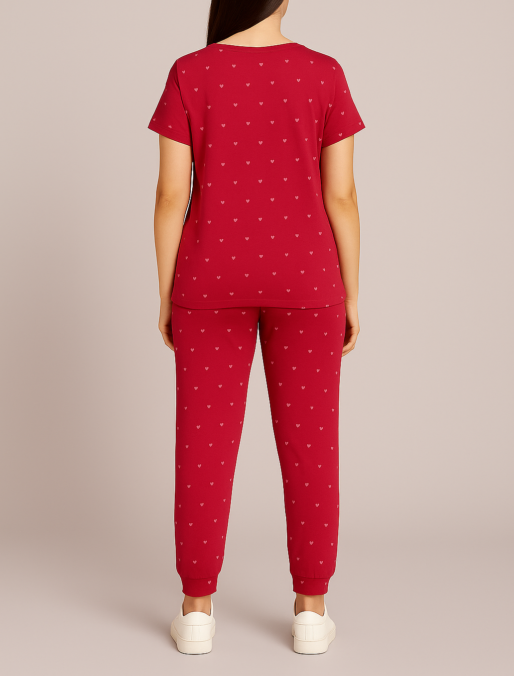 “Choose Your Own Story” Heart Print Pyjama Set – Inspiring Comfort in Every Color