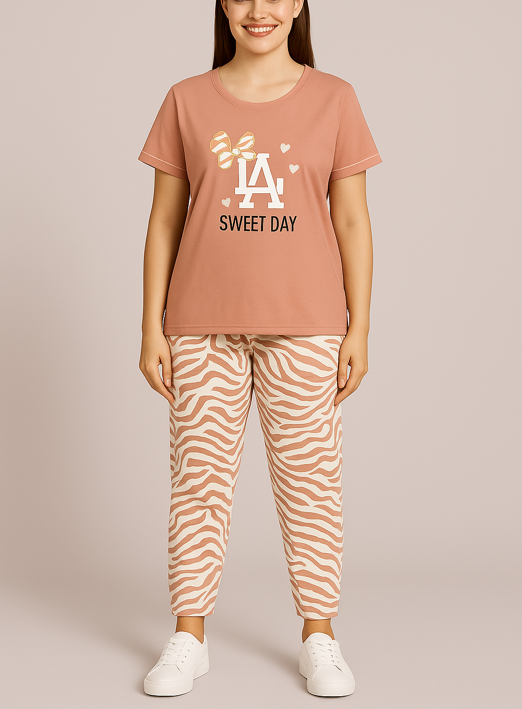 Sweet Day Printed Pyjama Set – Soft & Stylish Everyday Comfort for Girls