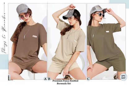 Premium T-Shirt & Shorts Set – Stylish Everyday Comfort for Girls