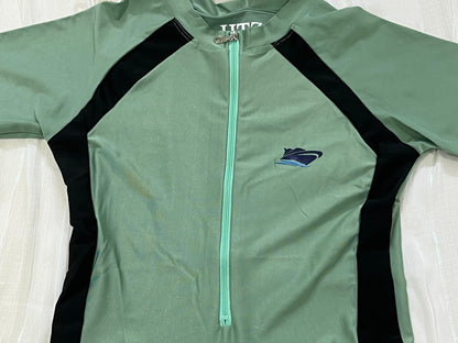 Modest Women's Swimsuit Set – Skirted Swim Top with Leggings & Swim Cap - House of Shreenaa