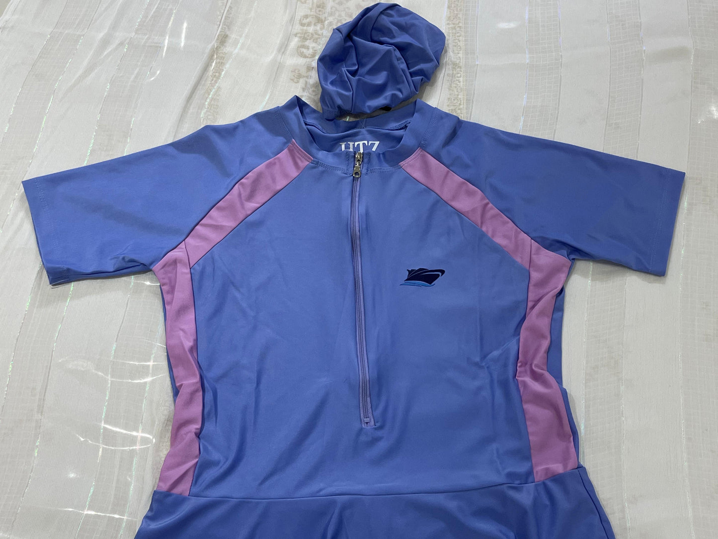 Modest Women's Swimsuit Set – Skirted Swim Top with Leggings & Swim Cap - House of Shreenaa