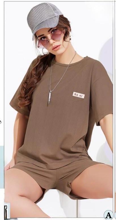 Premium T-Shirt & Shorts Set – Stylish Everyday Comfort for Girls