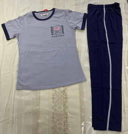 "Guns N Roses" Print Fashion Night Suit – 2PC Cotton Co-ord Set for Women - House of Shreenaa